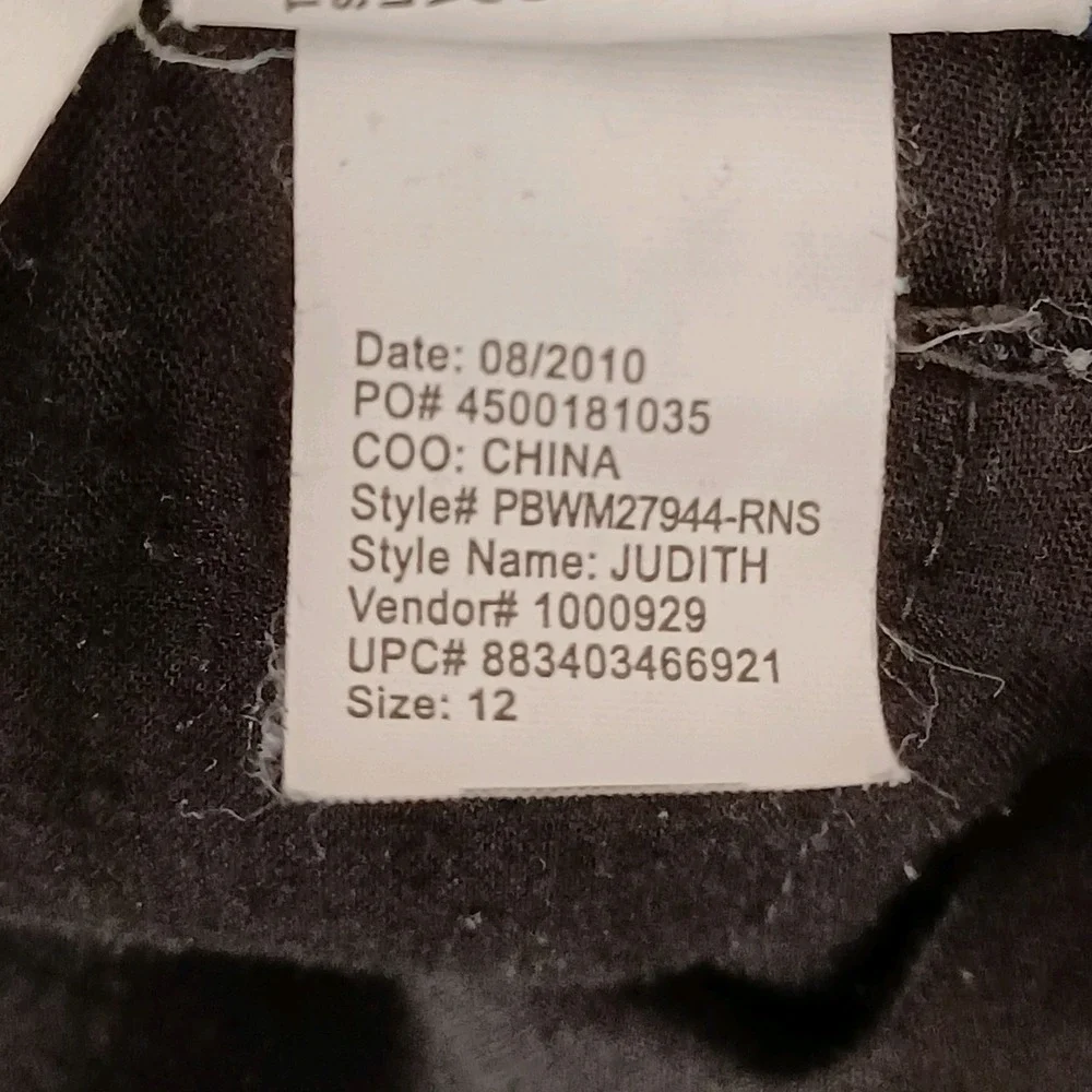 Pappagallo Womens Dark‎ Wash Wide Leg Denim Trouser Jeans Blue Size 10